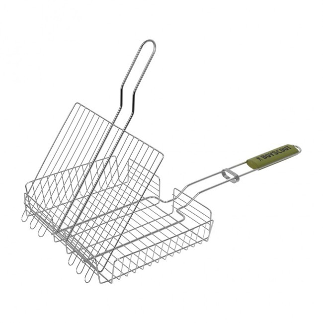 Решетка-гриль BoyScout универсальная, НЕРЖАВЕЮЩАЯ сталь 58x30x25x5,5 cм 61348 (88167)