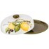 Блюдо для блинов agness "лемон три" 23*10 см Agness (358-1599)