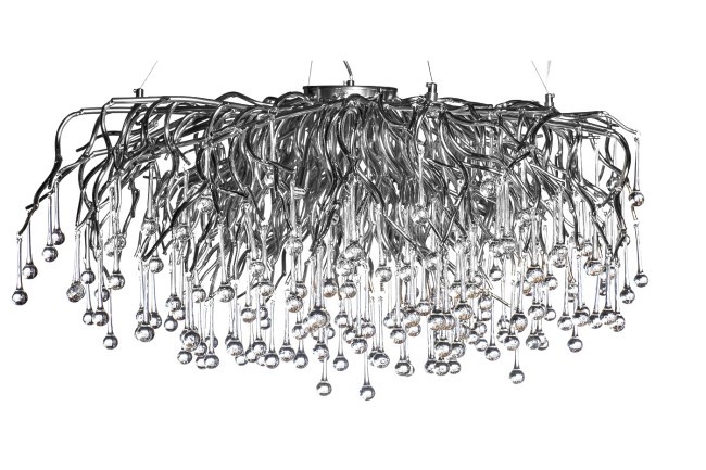 Люстра круглая d.120*h.38см, хром (TT-00004972) Люстра круглая d.120*h.38см, хром (TT-00004972)