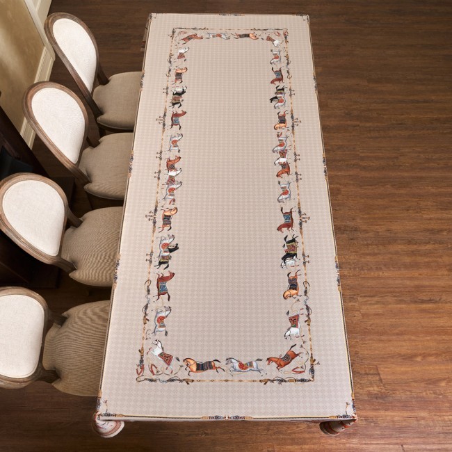 Скатерть "passage" 140х300см ,капучино,100% хлопок с пропиткой,твил Lefard (850-760-22) Скатерть "passage" 140х300см ,капучино,100% хлопок с пропиткой,твил Lefard (850-760-22)