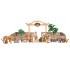 Набор фигурок животных серии "На ферме": Ферма игрушка, тигр, слоненок, кенгуру, фермер, инвентарь - 20 предметов (ММ205-081)