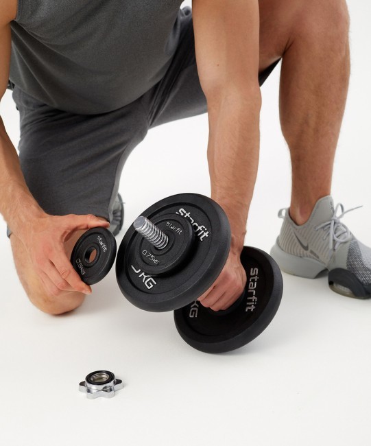 Гантель разборная чугунная в коробке STARFIT DB-715, 10 кг (2107616)