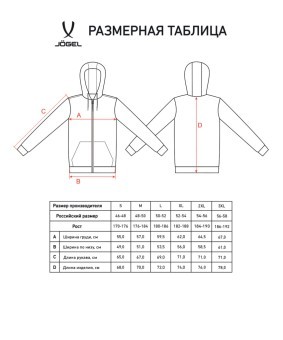 Худи JOGEL ESSENTIAL Fleece Zip Hoodie, серый (2119509) Худи JOGEL ESSENTIAL Fleece Zip Hoodie, серый (2119509)