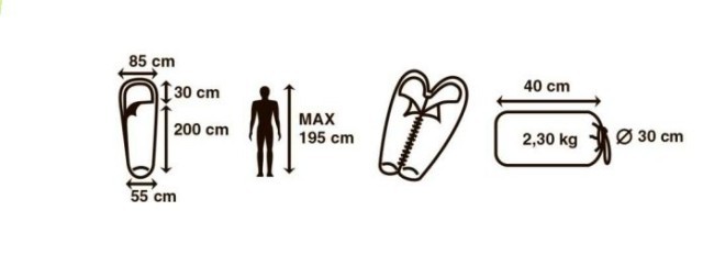 Спальный мешок Trek Planet Yukon (70337/70397) (Правый) (52934)