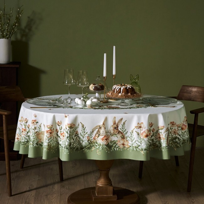 Скатерть овальная "sense", 140х180см, 100% хлопок,твил c пропиткой Lefard (850-753-4)