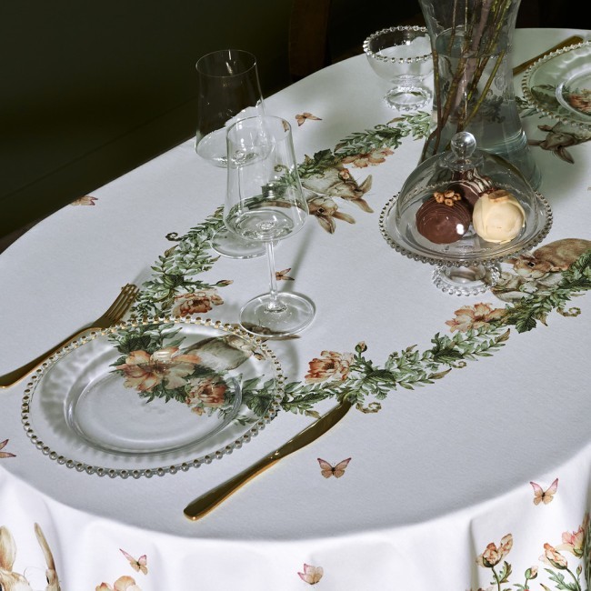 Скатерть овальная "sense", 140х180см, 100% хлопок,твил c пропиткой Lefard (850-753-4)