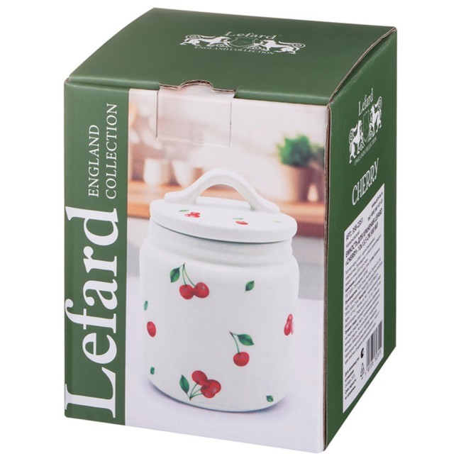 Емкость для хранения lefard "cherry" 10*13,5 см 500 мл Lefard (358-2351)