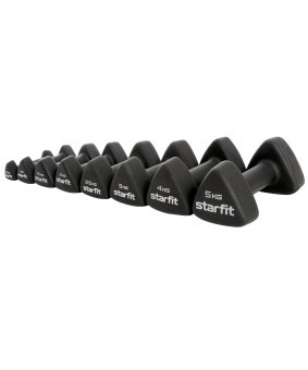 Гантель неопреновая STARFIT DB-205 2,5 кг, черный (1740211)