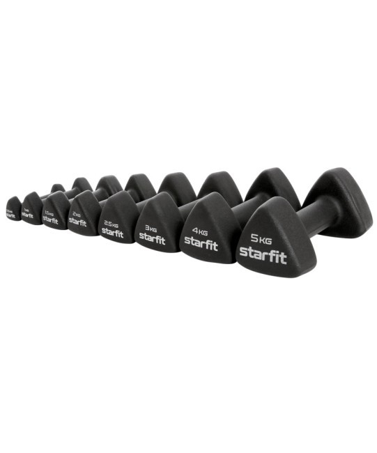 Гантель неопреновая STARFIT DB-205 2,5 кг, черный (1740211) Гантель неопреновая STARFIT DB-205 2,5 кг, черный (1740211)