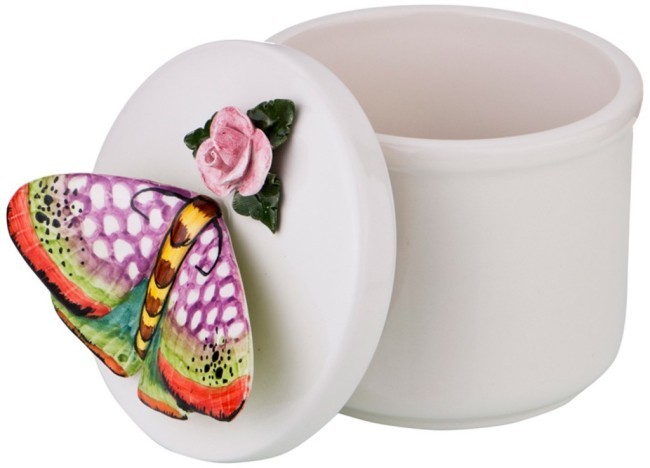 Емкость для сыпучих продуктов "бабочка" 650 мл диаметр=12 см высота=14 см Annaluma (628-640)