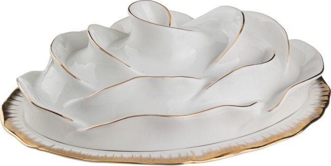 Блюдо с крышкой "цветочная симфония" 28*19,5*10,5 см Lefard (590-059)