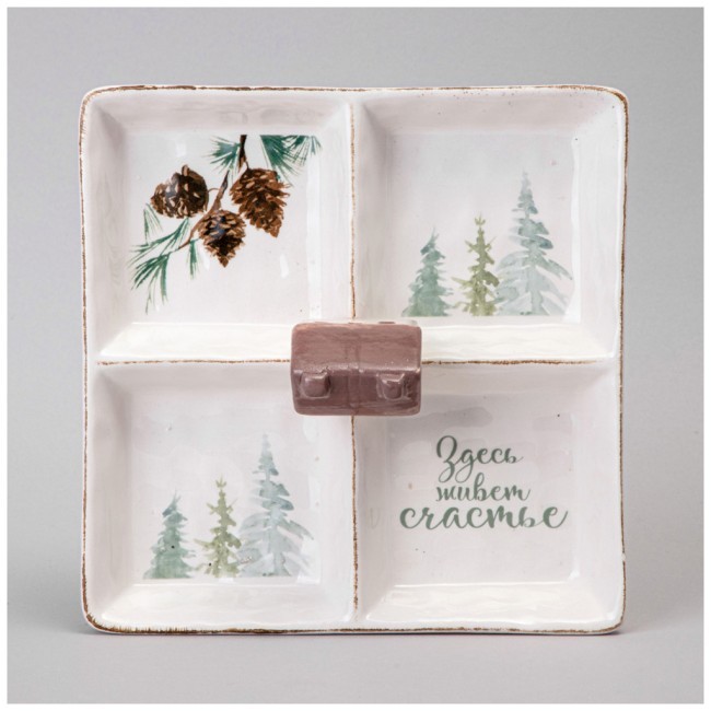 Менажница 4 секции коллекция "chalet" 19,5*19,5*8,5 см Lefard (230-500) Менажница 4 секции коллекция "chalet" 19,5*19,5*8,5 см Lefard (230-500)