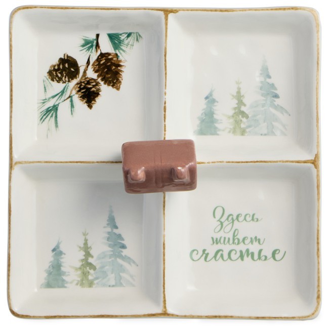 Менажница 4 секции коллекция "chalet" 19,5*19,5*8,5 см Lefard (230-500) Менажница 4 секции коллекция "chalet" 19,5*19,5*8,5 см Lefard (230-500)