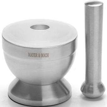 Ступка нержавейка с силиконов.крышкой 250мл МВ (27439)