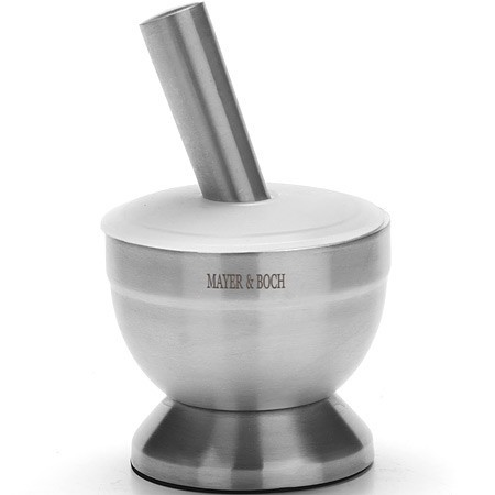 Ступка нержавейка с силиконов.крышкой 250мл МВ (27439)