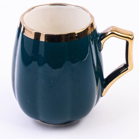 Набор кружек 6 шт 370 мл на подставке 7пр фарфор/металл LR (12083)