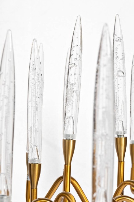 Люстра латунь/стекло прозр. d.80 h.43см (TT-00009498) Люстра латунь/стекло прозр. d.80 h.43см (TT-00009498)