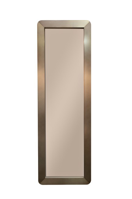 Зеркало рама нерж.сталь/мат.бронза 210*68*7,5см (TT-00015447)