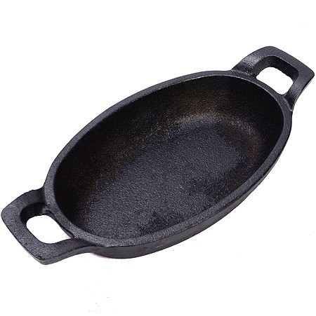 Сковорода с ручками на подставке 15,5х9,5см чугун/дерево МВ (26798) Сковорода с ручками на подставке 15,5х9,5см чугун/дерево МВ (26798)