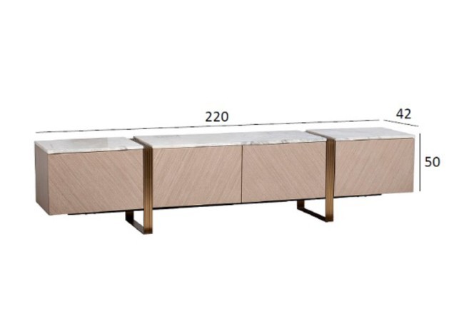 Тумба под телевизор 220*42*50см (TT-00012383)