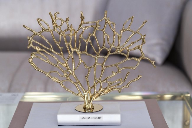 Статуэтка "Дерево" цвет золотой 22*7*21см (TT-00002788)