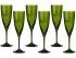 Набор бокалов для шампанского из 6 шт. "kate" 220 мл.высота=23 см. (кор=8набор.) Bohemia Crystal (674-574)