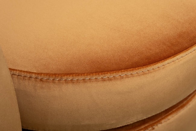 Кресло Napoli вращающееся, вельвет принт Velv ORANG+Latt ORANG 76*76*76см - TT-00011023