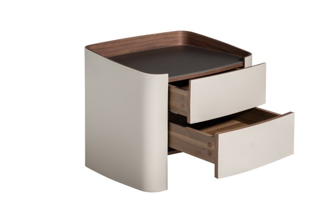 Тумбочка с 2 ящиками светлая 56*46*49см (TT-00015651)