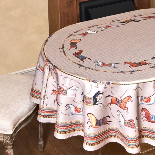 Скатерть овальная "passage"160х220см ,капучино, 100% хлопок,твил, пропитка Lefard (850-760-41) Скатерть овальная "passage"160х220см ,капучино, 100% хлопок,твил, пропитка Lefard (850-760-41)