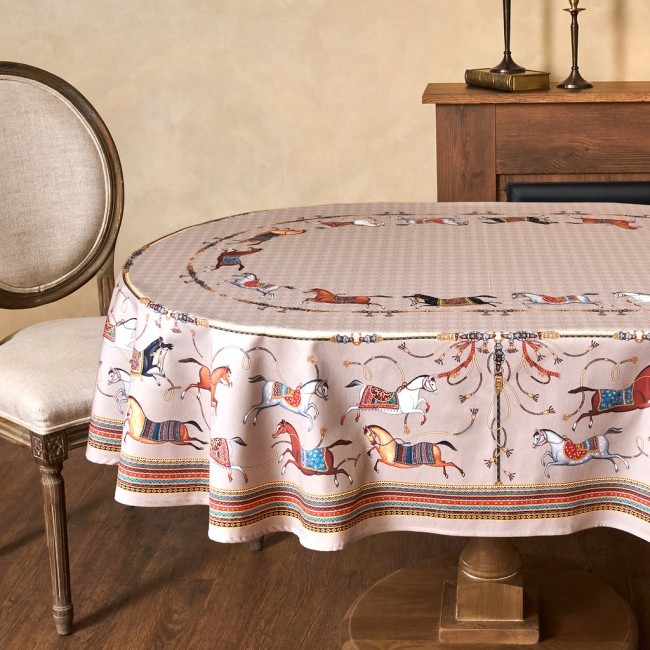 Скатерть овальная "passage"160х220см ,капучино, 100% хлопок,твил, пропитка Lefard (850-760-41) Скатерть овальная "passage"160х220см ,капучино, 100% хлопок,твил, пропитка Lefard (850-760-41)