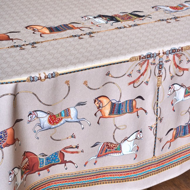 Скатерть овальная "passage"160х220см ,капучино, 100% хлопок,твил, пропитка Lefard (850-760-41) Скатерть овальная "passage"160х220см ,капучино, 100% хлопок,твил, пропитка Lefard (850-760-41)