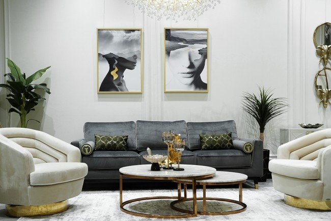 Холст "Mystique-3" 100х70 см, золотая поталь. (TT-00007472) Холст "Mystique-3" 100х70 см, золотая поталь. (TT-00007472)