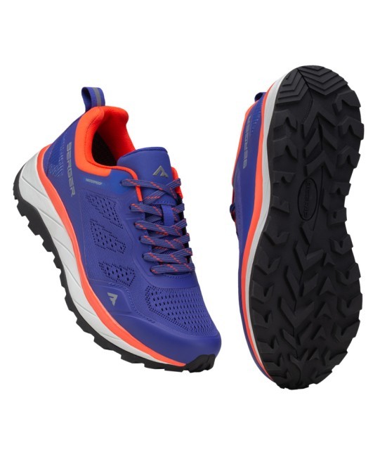 БЕЗ УПАКОВКИ Кроссовки Berger Trail Waterproof, синий/красный, женский, р. 36 (2118382)