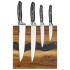 Набор ножей agness на деревянной подставке с магнитным держателем, 5 предметов Agness (911-788)
