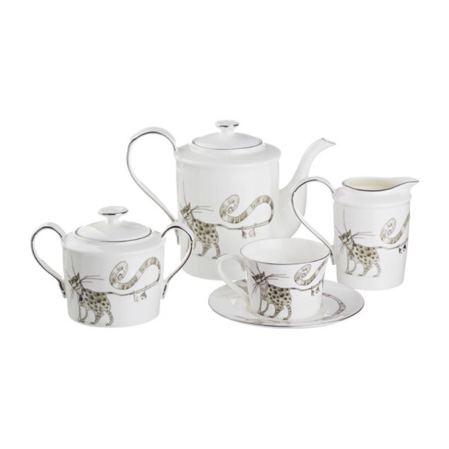 Чайный сервиз lefard "котики" на 6 пер. 15 пр. 1000/400/350/200 мл Lefard (264-295) Чайный сервиз lefard "котики" на 6 пер. 15 пр. 1000/400/350/200 мл Lefard (264-295)