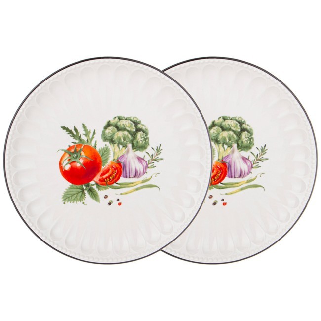 Набор тарелок обеденных lefard "kitchen passions" 2 шт. 26*2,8 см Lefard (189-482)