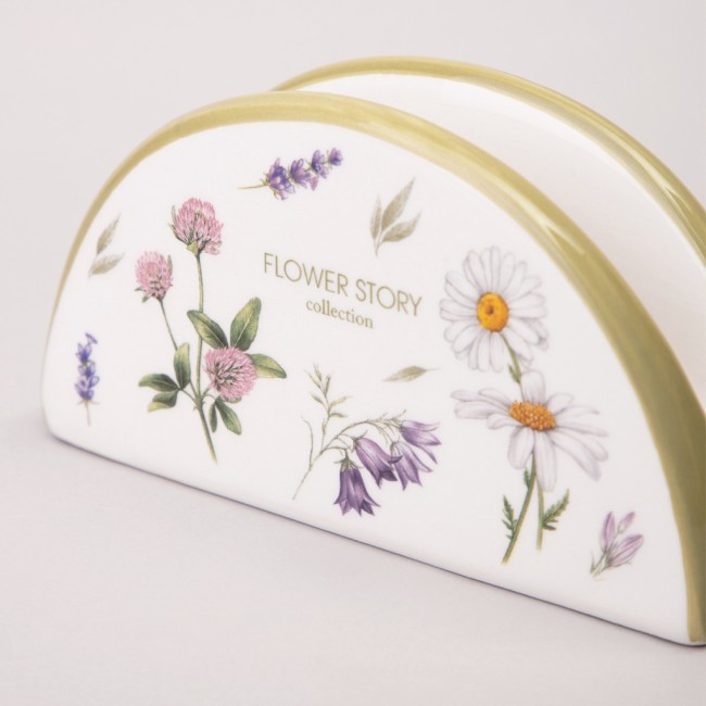 Салфетница agness "flower story" 13,5*4*7 см Agness (358-2176)