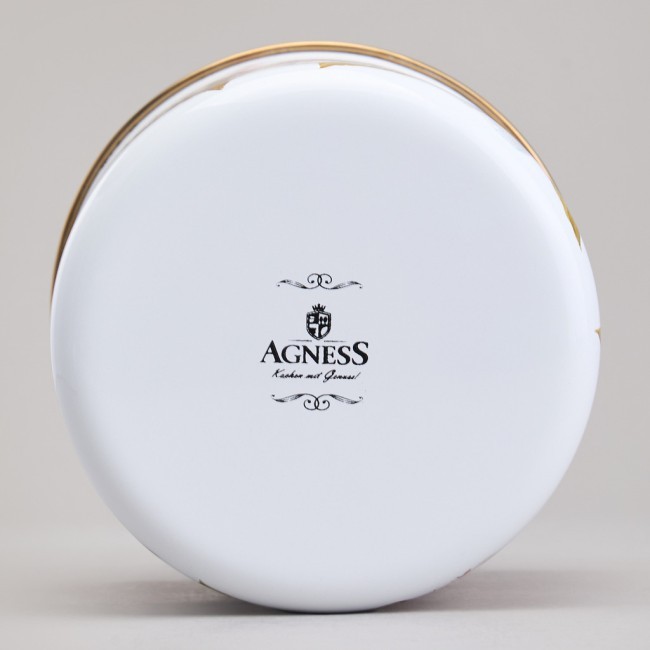Банка для сыпучих продуктов agness, серия фландрия, 12х12см/ 1,2л Agness (950-600) Банка для сыпучих продуктов agness, серия фландрия, 12х12см/ 1,2л Agness (950-600)
