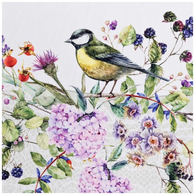 Скатерть круглая  "ботаника" ,d180, 100% хлопок,твилл c пропиткой Lefard (850-702-24)