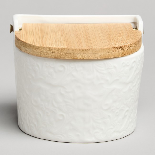 Банка для соли с дер.крышкой lefard "muse" 11,5*11*9,5 см 450 мл Lefard (587-238)