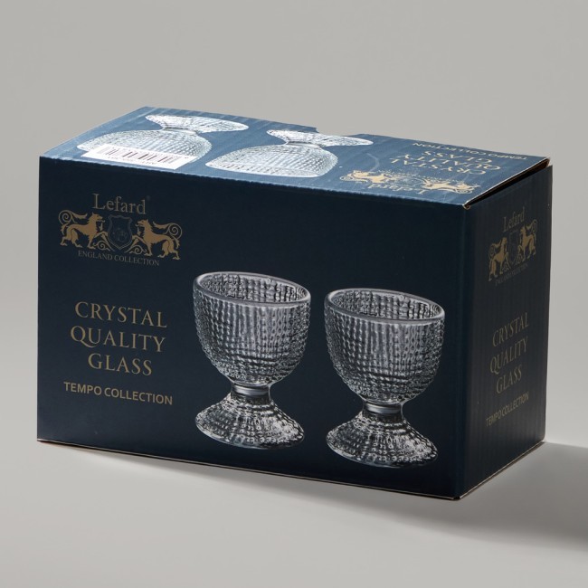 Набор подставок под яйцо "tempo" grey 2 шт. 5,5х5,5х6 см Lefard (355-381)