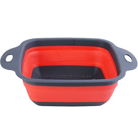 Дуршлаг силикон с ручками, КРАСНЫЙ.MB (31490) Дуршлаг силикон с ручками, КРАСНЫЙ.MB (31490)