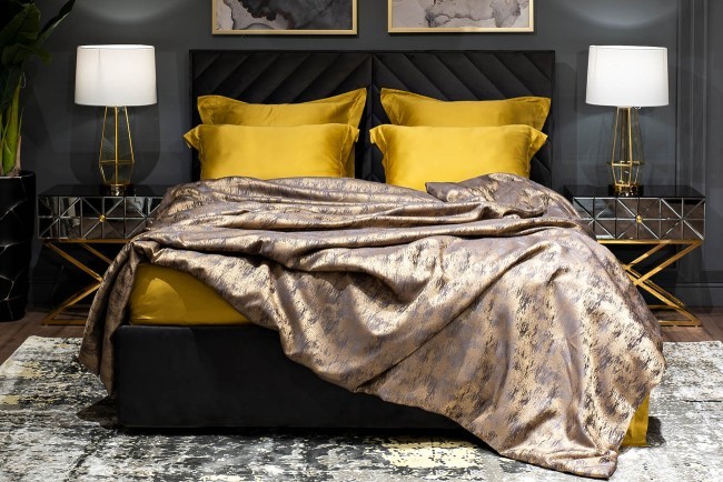 -Покрывало HOUSTON золотое 260*260 (TT-00011069)