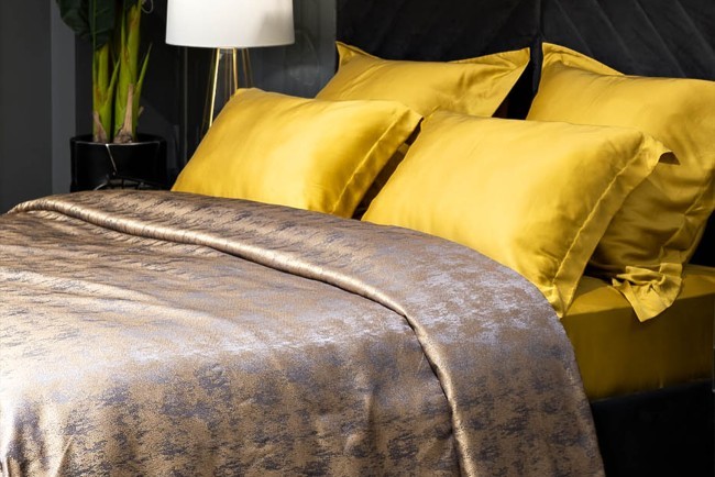 -Покрывало HOUSTON золотое 260*260 (TT-00011069)