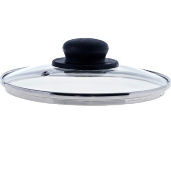 Крышка 18см чер/ручка мет/ободок РОССИЯ (7018)