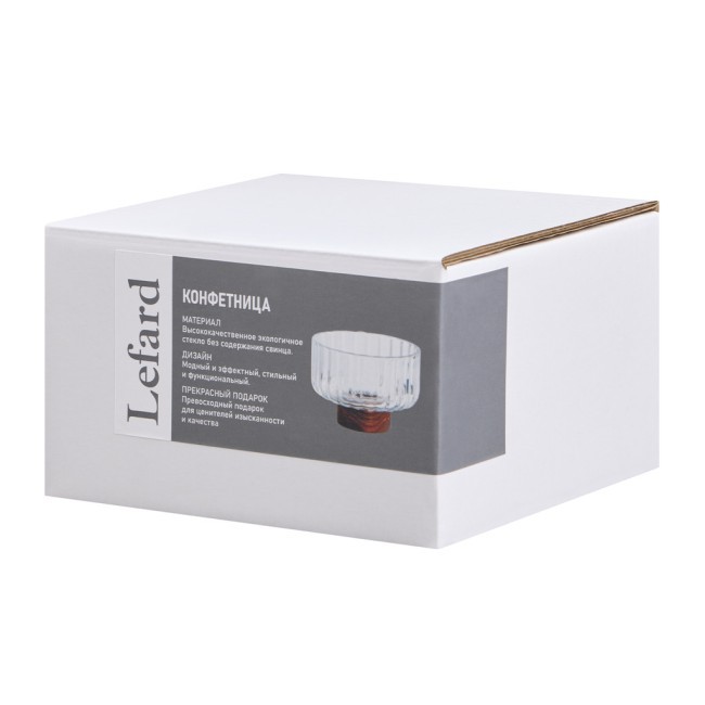 Конфетница "village" 650 мл диаметр 14 см высота 9 см Lefard (750-003)