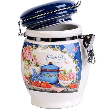 Банка для сыпучих 700мл Натюрморт дол/металл LR (26396)