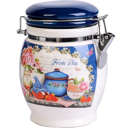 Банка для сыпучих 700мл Натюрморт дол/металл LR (26396)