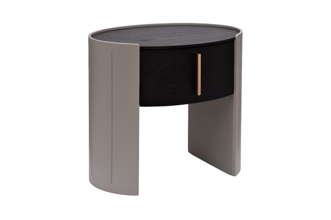 Тумбочка 1 ящик темный шпон 59*42*55см (TT-00012682)