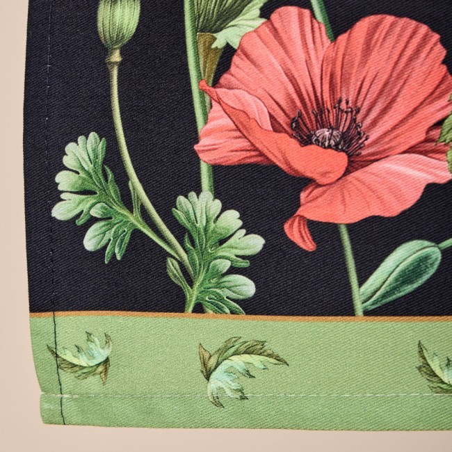 Фартук "маки",чёрный, 100% хлопок,твил Lefard (850-726-7) Фартук "маки",чёрный, 100% хлопок,твил Lefard (850-726-7)